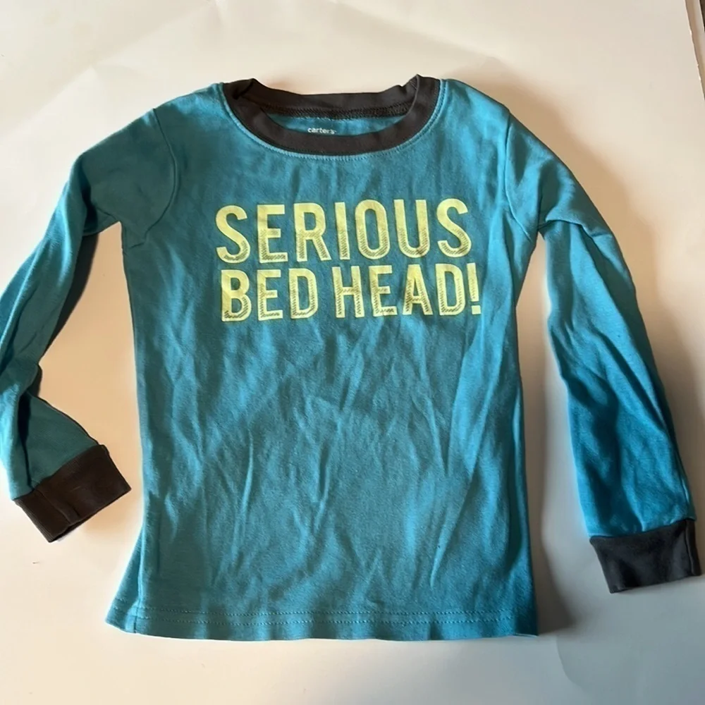 Serious Bedhead! Monsters Kids pajamas warm long sleeve 4T - Picture 3 of 7